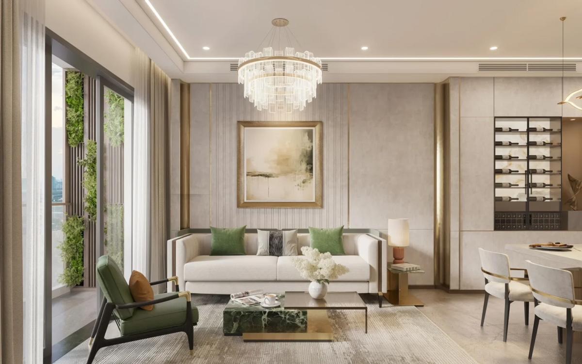 Thiết kế tinh tế của căn hộ Cityview Signature