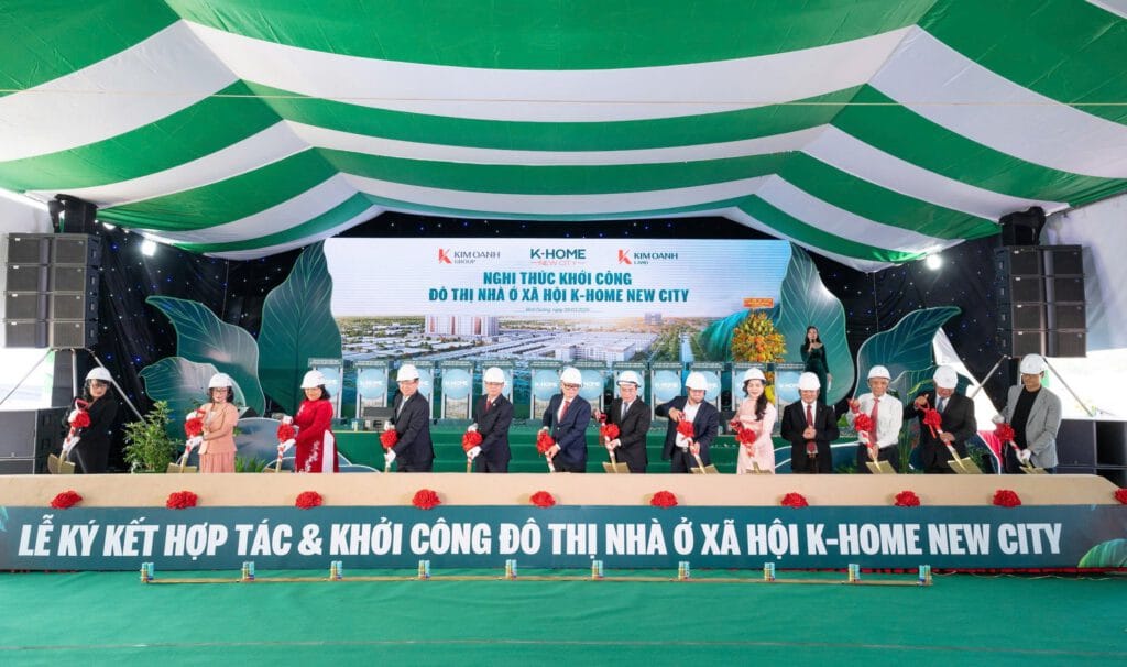 KÝ KẾT HỢP TÁC VÀ KHỞI CÔNG DỰ ÁN K-HOME NEW CITY: ĐÔ THỊ NHÀ Ở XÃ HỘI CHUẨN SINGAPORE ĐẦU TIÊN TẠI VIỆT NAM