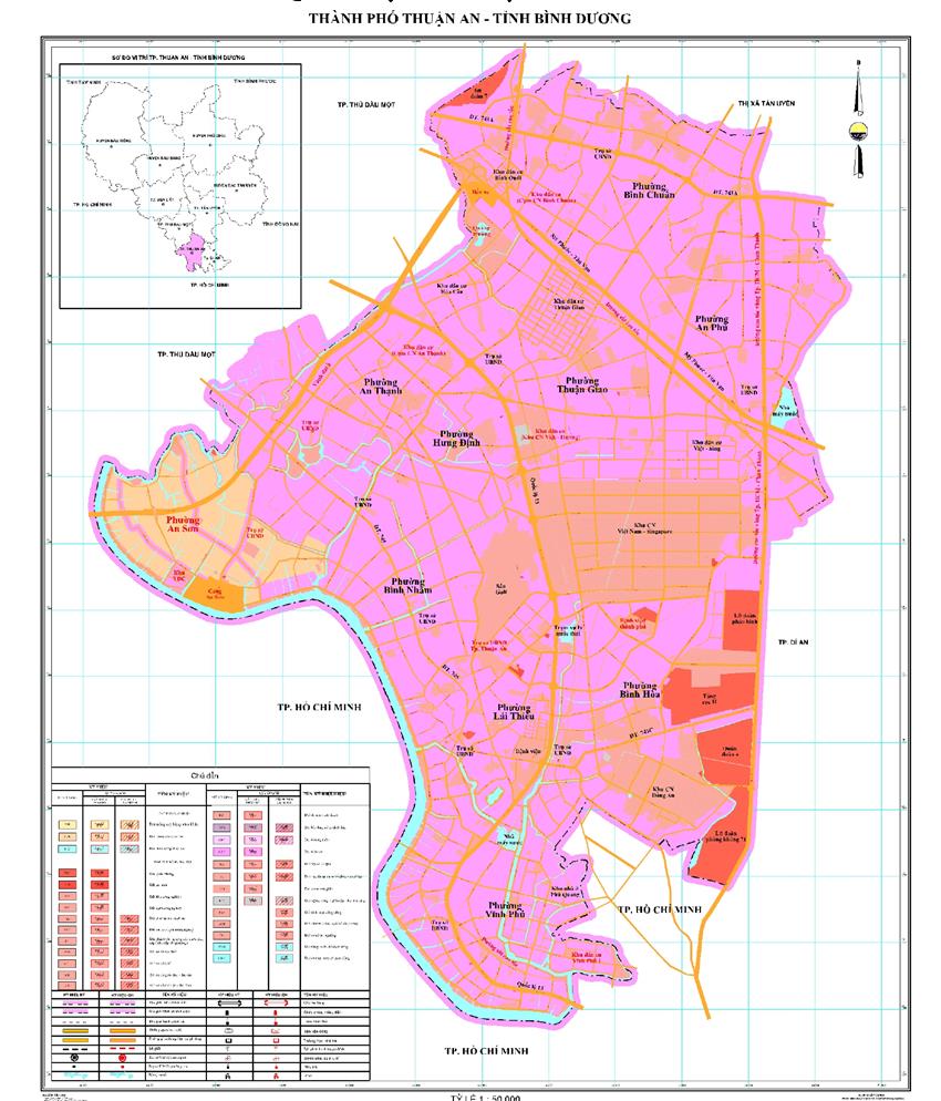 Quy hoạch TP. Thuận An 2040