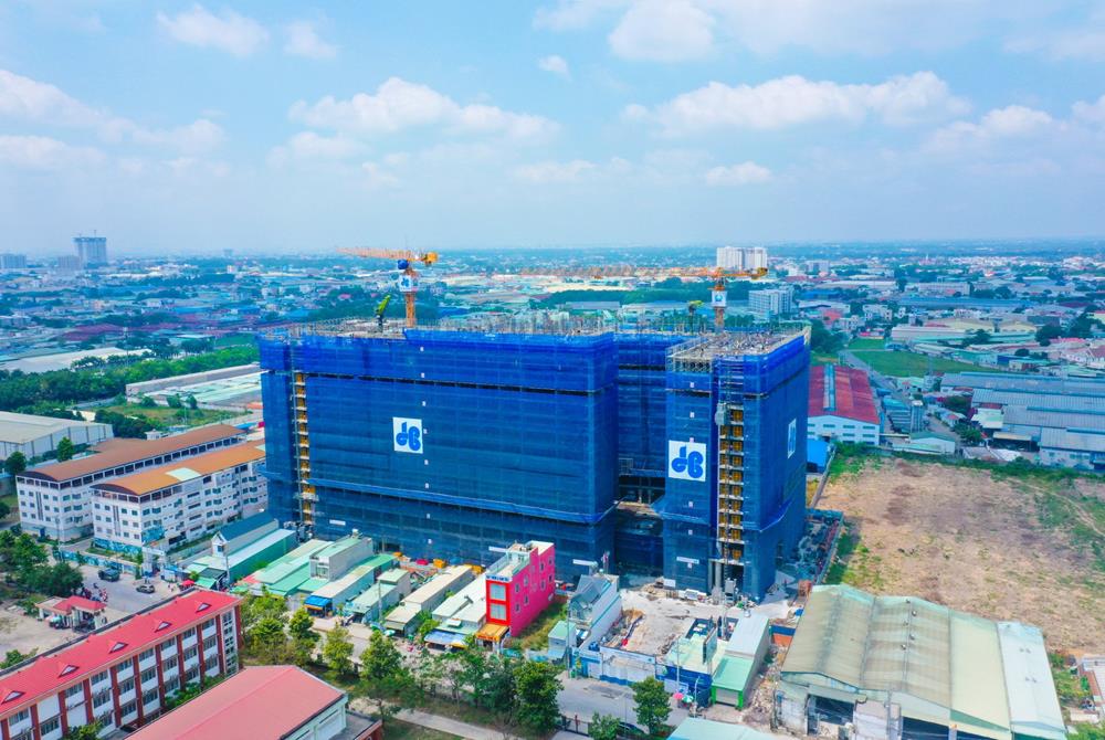 Legacy Central tọa lạc ngay trung tâm TP.Thuận An và hiện đang thi công đến tầng 16