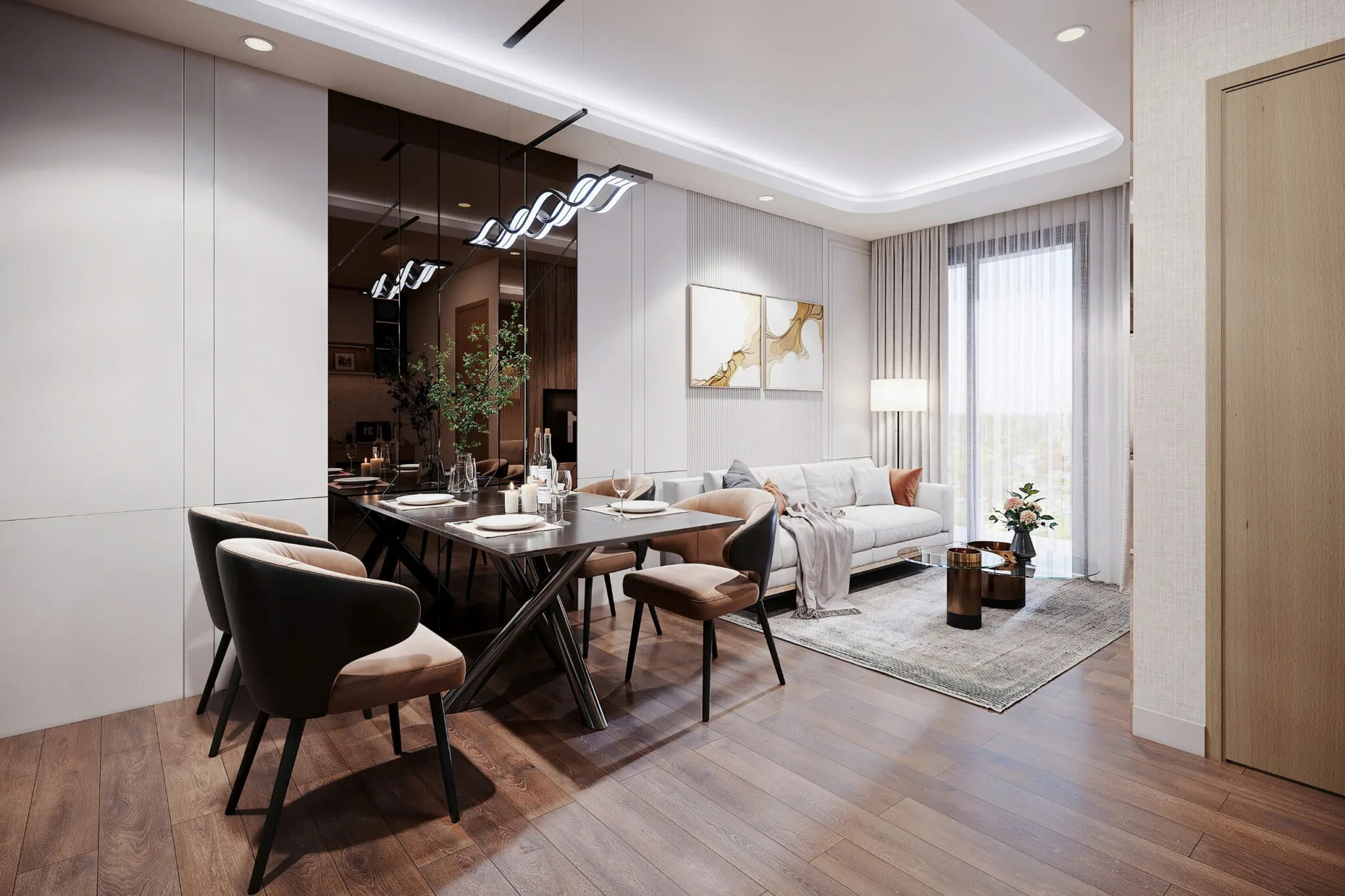 Lãnh đạo cấp cao Tập đoàn Kim Oanh thực hiện nghi thức động thổ khu căn hộ K-Home Cityview ngay tại khuôn viên dự án.