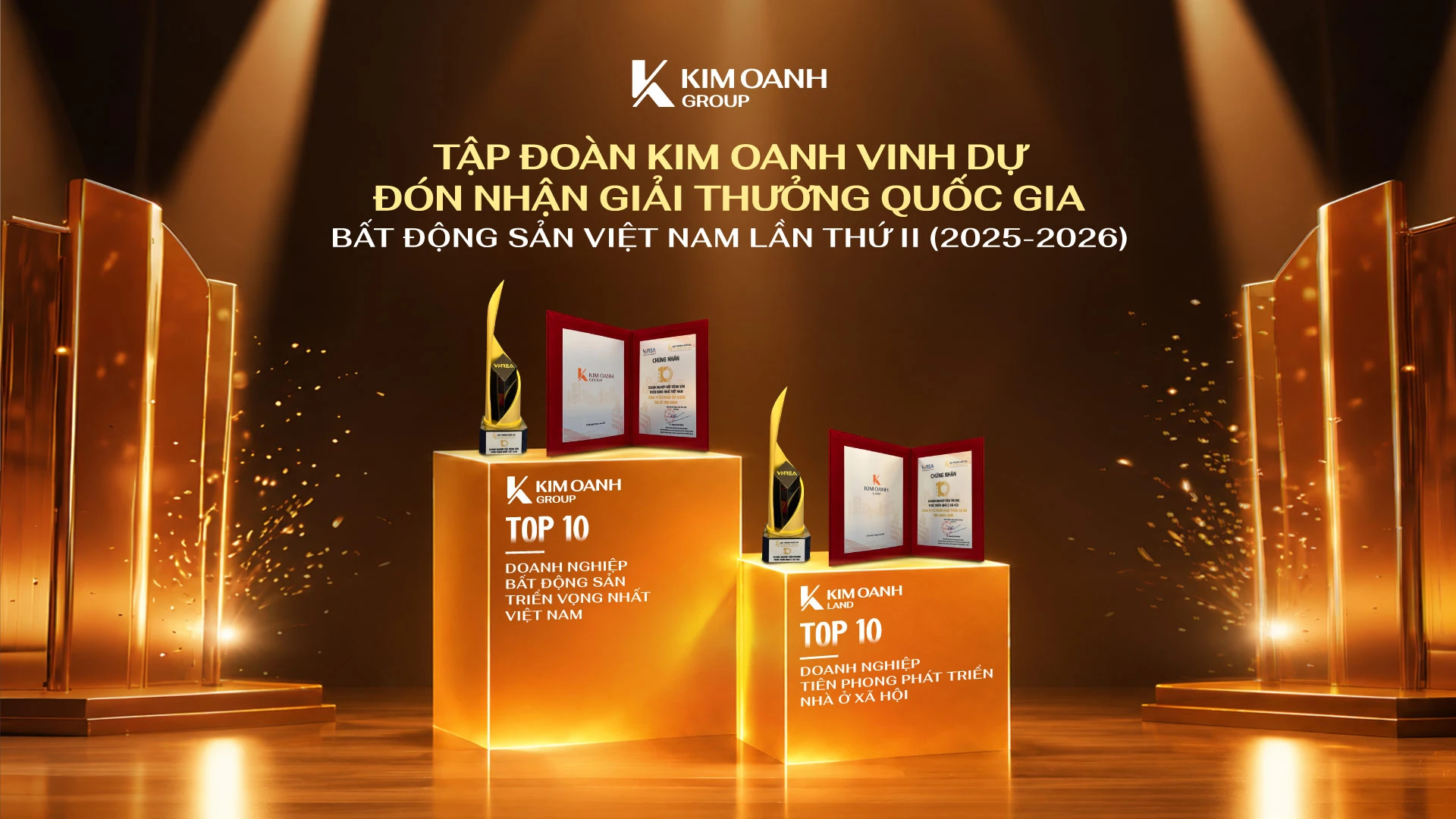 Giải thưởng là sự ghi nhận xứng đáng đối với những nỗ lực bền bỉ của Kim Oanh Group suốt gần 2 thập kỷ phát triển.