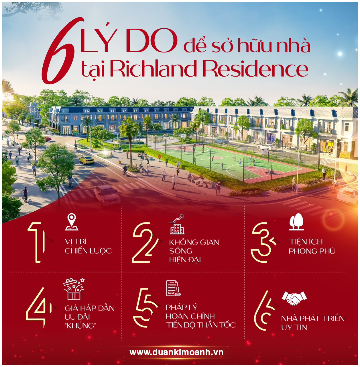 6 lý do để sở hữu nhà tại Richland Residence