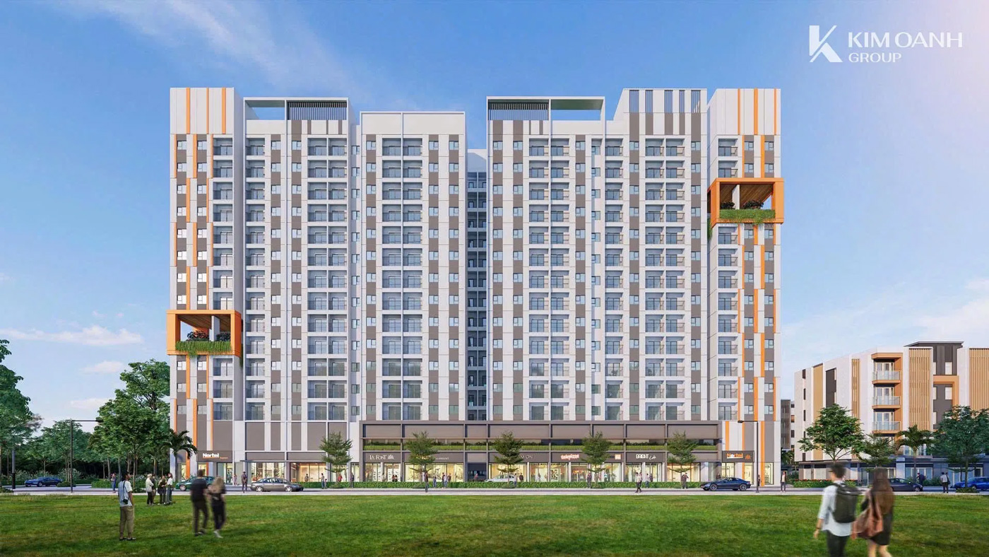 Phối cảnh dự án NOXH K-Home Avenue Nhơn Trạch